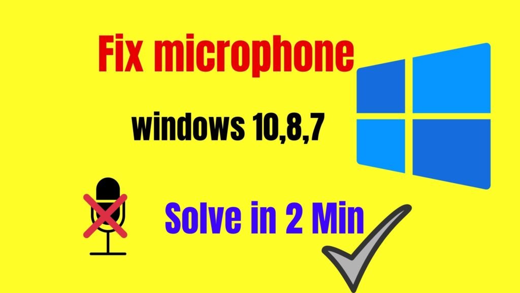camera microphone not working windows 10