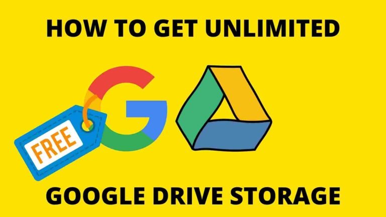 How To Get Unlimited Google Drive Storage For Free | Works 200% » GigaBunch