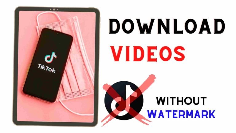 download tiktok video wiithout any watermark or logo