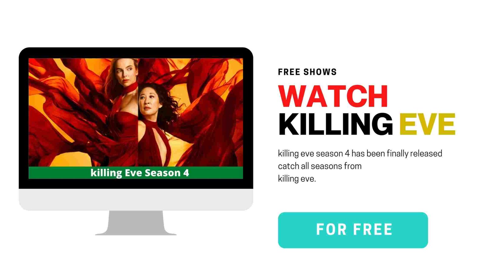 how to watch killing eve season 4 for free