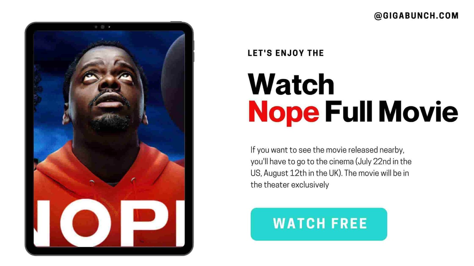 watch nope movie for free